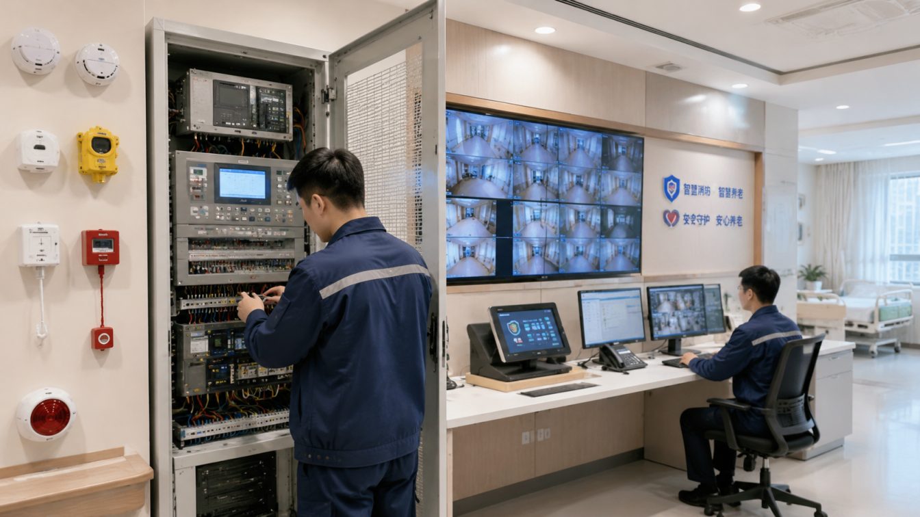 南朗街道为养老消防安防提供联动方案